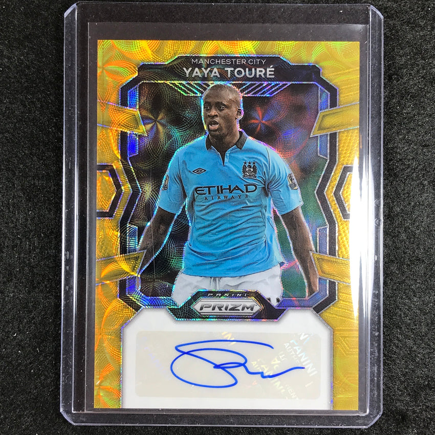2023-24 Prizm Epl Yaya Toure Signatures Choice Auto Gold 7/10