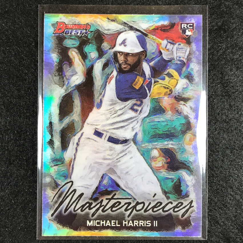 2023 Bowmans Best Mlb Michael Harris Ii Rookie Bowman Masterpieces Refractor No 4