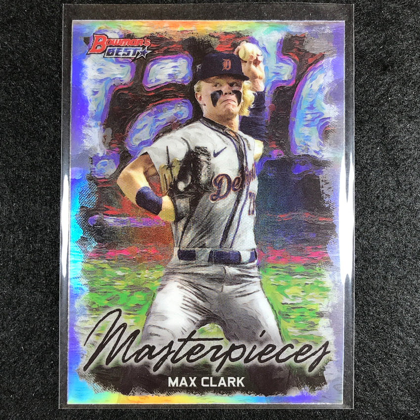 2023 Bowmans Best Mlb Max Clark Bowman Masterpieces Refractor #12