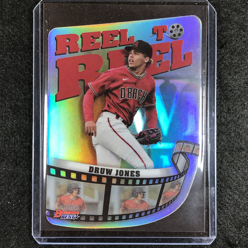 2023 Bowmans Best Mlb Druw Jones Reel To Reel Die-cut Refractor #4