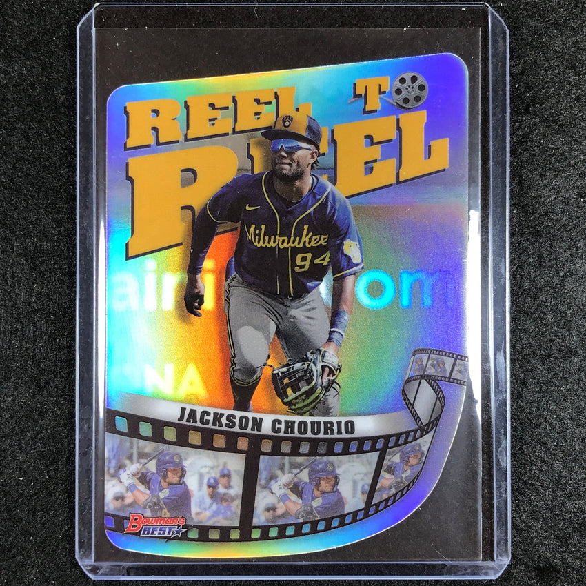 2023 Bowmans Best Mlb Jackson Chourio Reel To Reel Die-cut Refractor #15