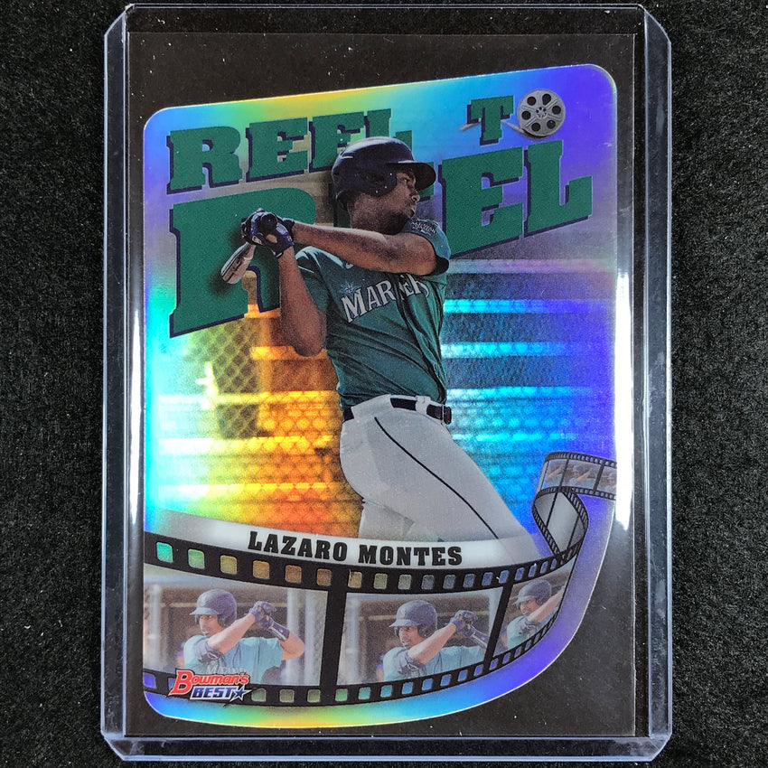 2023 Bowmans Best Mlb Lazaro Montes Reel To Reel Die-cut Refractor No 26