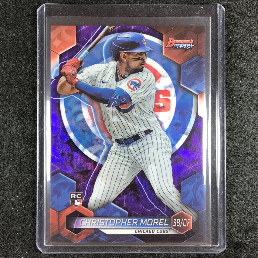 2023 Bowmans Best Mlb Chrisopher Morel Rookie Base Purple 53/250