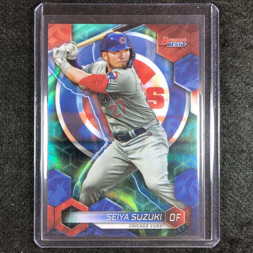 2023 Bowmans Best Mlb Seiya Suzuki Base Aqua Lava 138/199