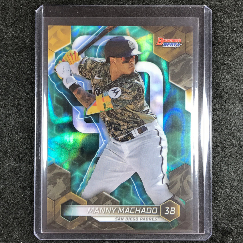 2023 Bowmans Best Mlb Manny Machado Base Aqua Lava 135/199
