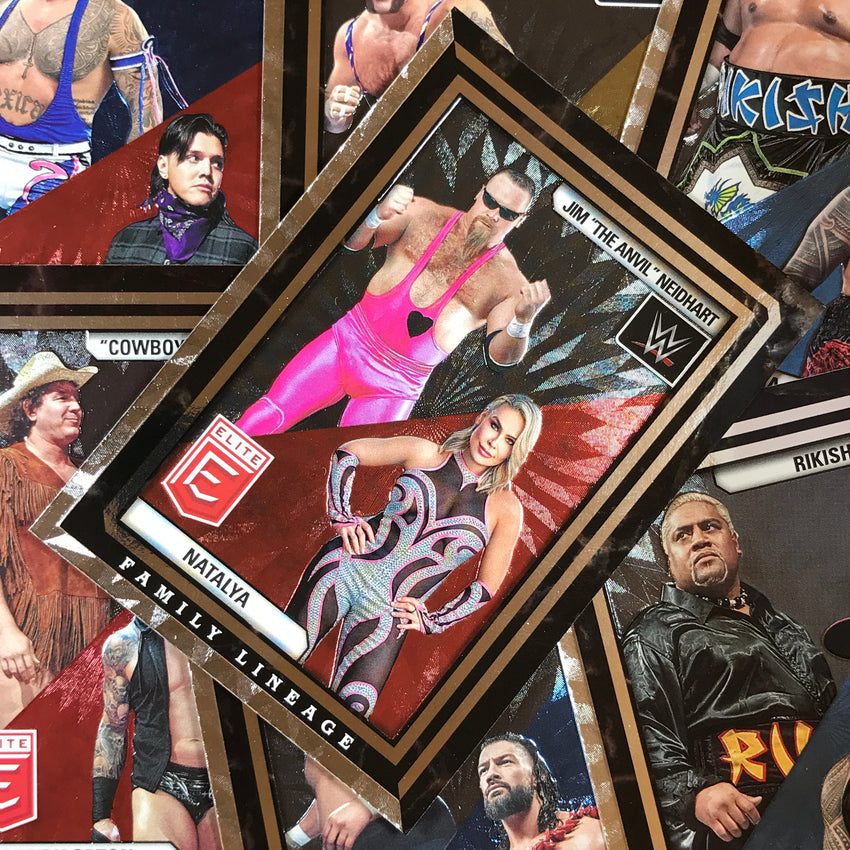 2023 Donruss Elite WWE Jim The Anvil Neidhart Natalya Family Lineage Base #2