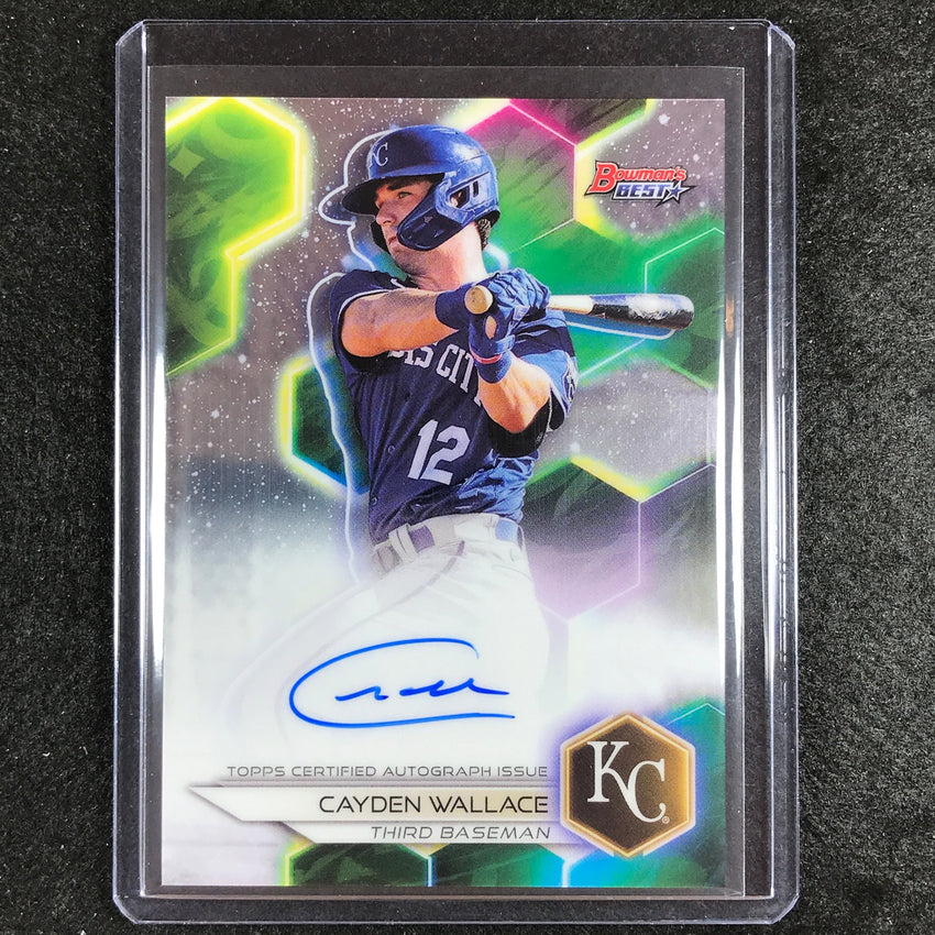 2023 Bowmans Best Mlb Cayden Wallace Best Of 2023 Auto #Cw