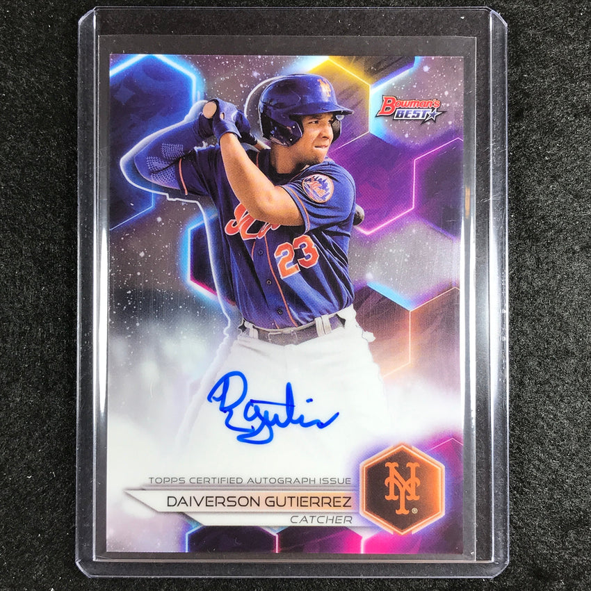 2023 Bowmans Best Mlb Davierson Gutierrez Best Of 2023 Auto #Dg