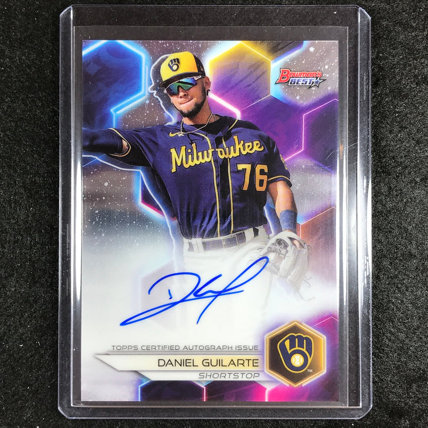 2023 Bowmans Best Mlb Daniel Guilarte Best Of 2023 Auto #Dge