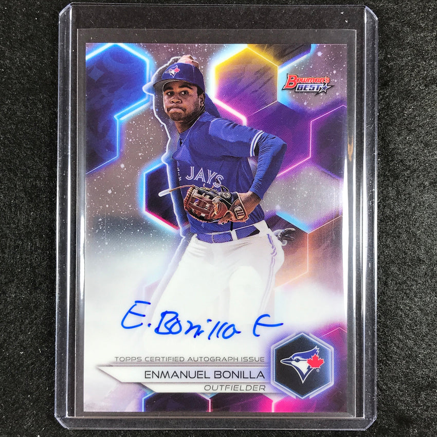 2023 Bowmans Best Mlb Enmanuel Bonilla Best Of 2023 Auto No Eb