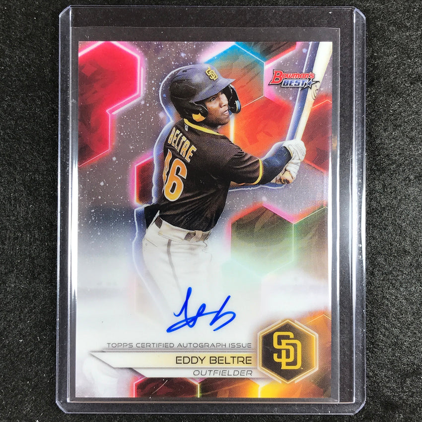 2023 Bowmans Best Mlb Eddy Beltre Best Of 2023 Auto #Ebe