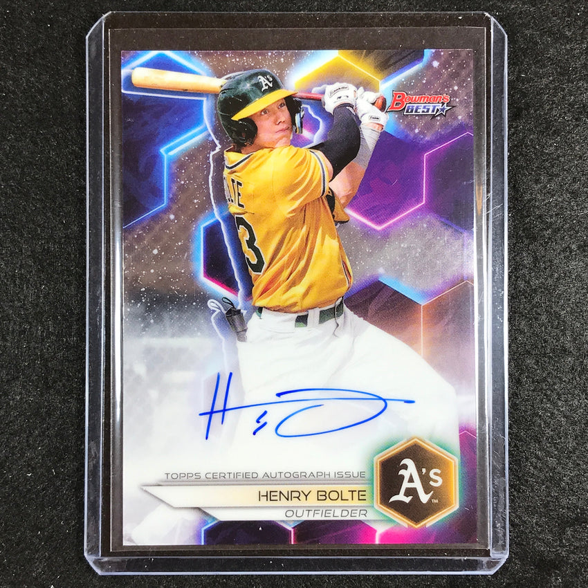 2023 Bowmans Best Mlb Henry Bolte Best Of 2023 Auto #Hb