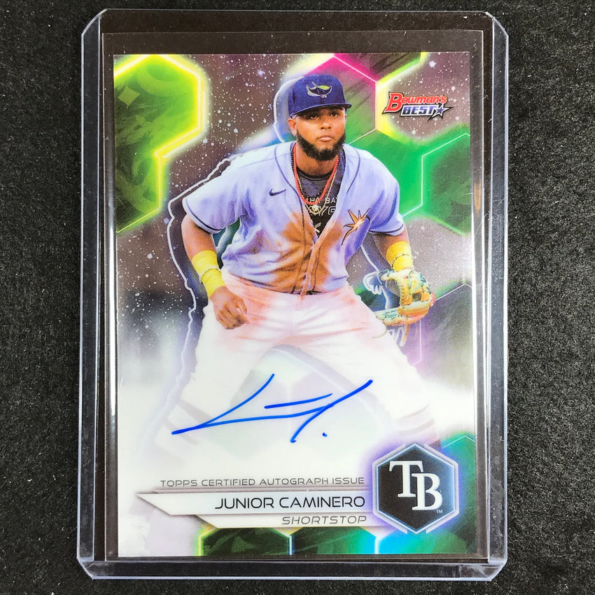 2023 Bowmans Best Mlb Junior Caminero Best Of 2023 Auto No Jco