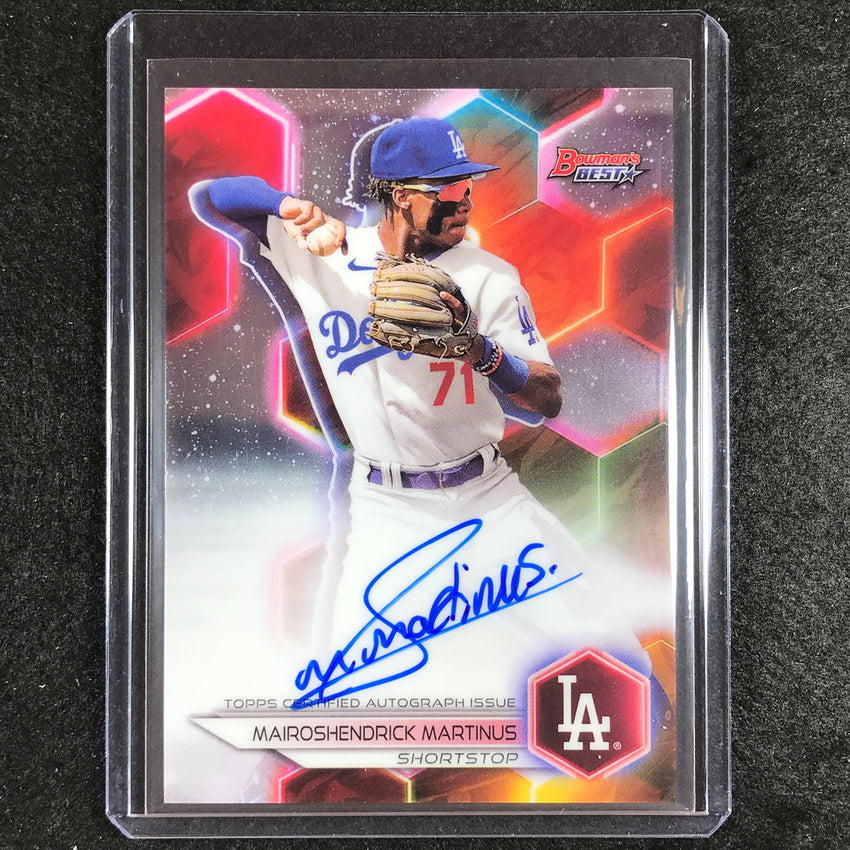 2023 Bowmans Best Mlb Mairoshendrick Martinus Best Of 2023 Auto #Mm