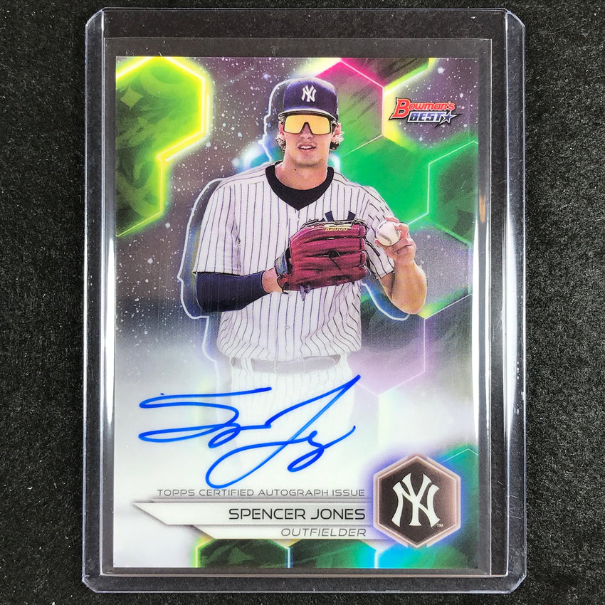 2023 Bowmans Best Mlb Spencer Jones Best Of 2023 Auto No Sj