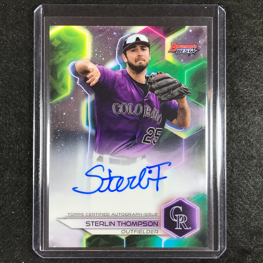 2023 Bowmans Best Mlb Sterlin Thompson Best Of 2023 Auto #St