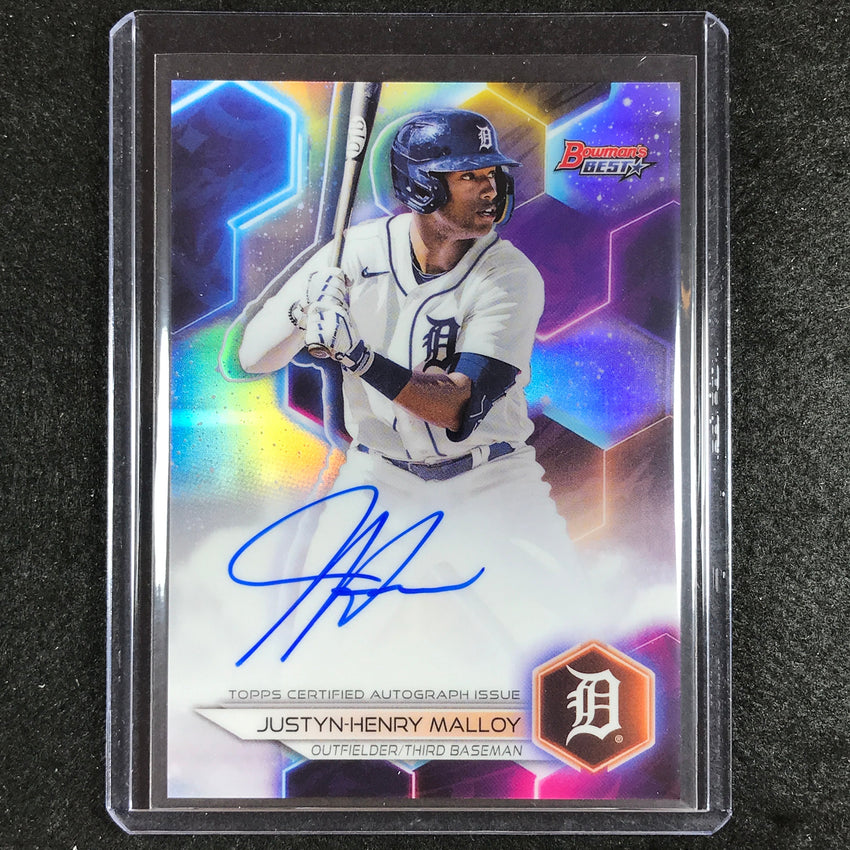 2023 Bowmans Best Mlb Justyn-henry Malloy Best Of 2023 Auto Refractor No Jmy