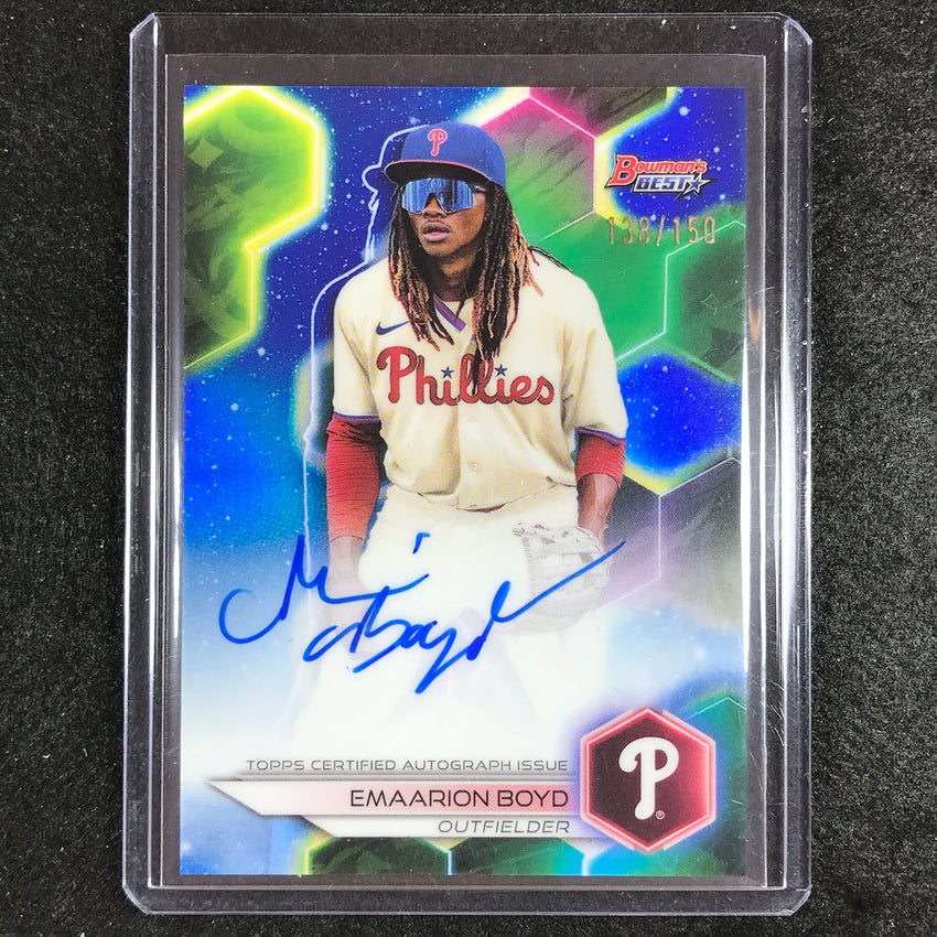 2023 Bowmans Best Mlb Emaarion Boyd Best Of 2023 Auto Blue 138/150