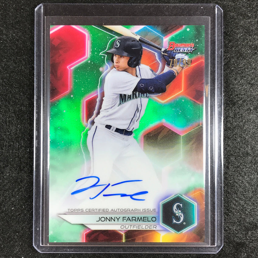 2023 Bowmans Best Mlb Jonny Farmelo Best Of 2023 Auto Green 70/99
