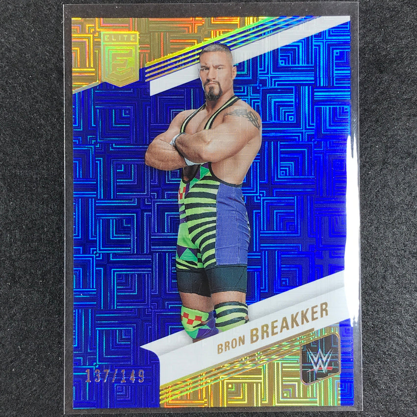 2023 Donruss Elite WWE Bron Breakker Base Blue 137/149 No 78