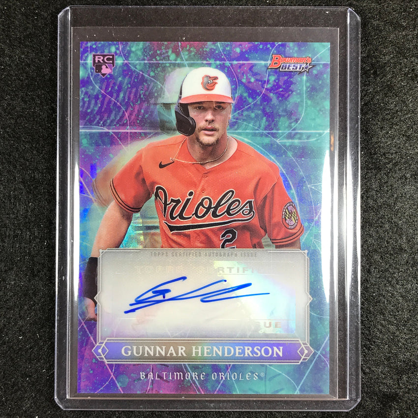 2023 Bowmans Best Mlb Gunnar Henderson Astral Projections Rookie Auto 59/99