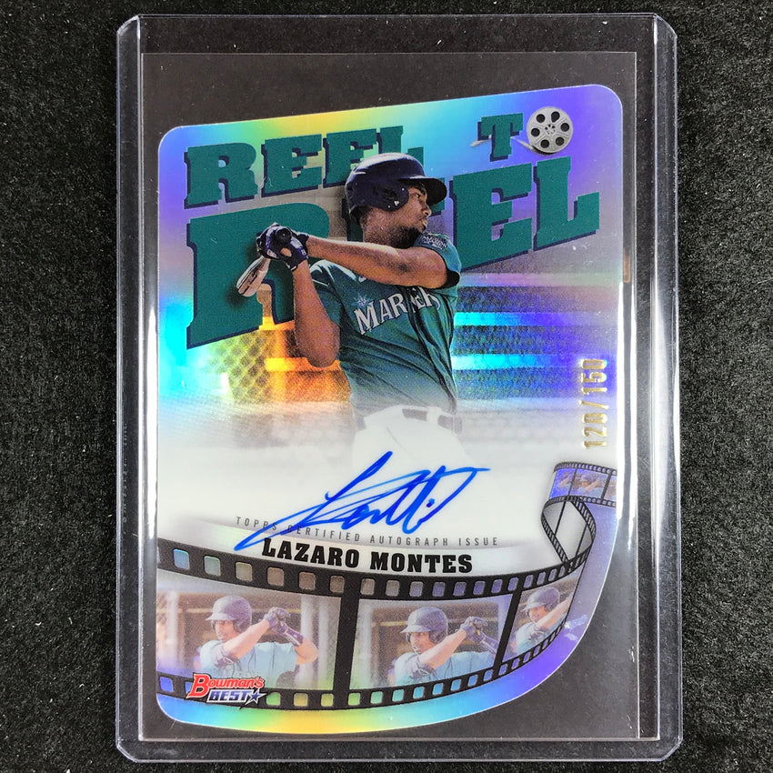 2023 Bowmans Best Mlb Lazaro Montes Reel To Reel Die-cut Auto 120/150