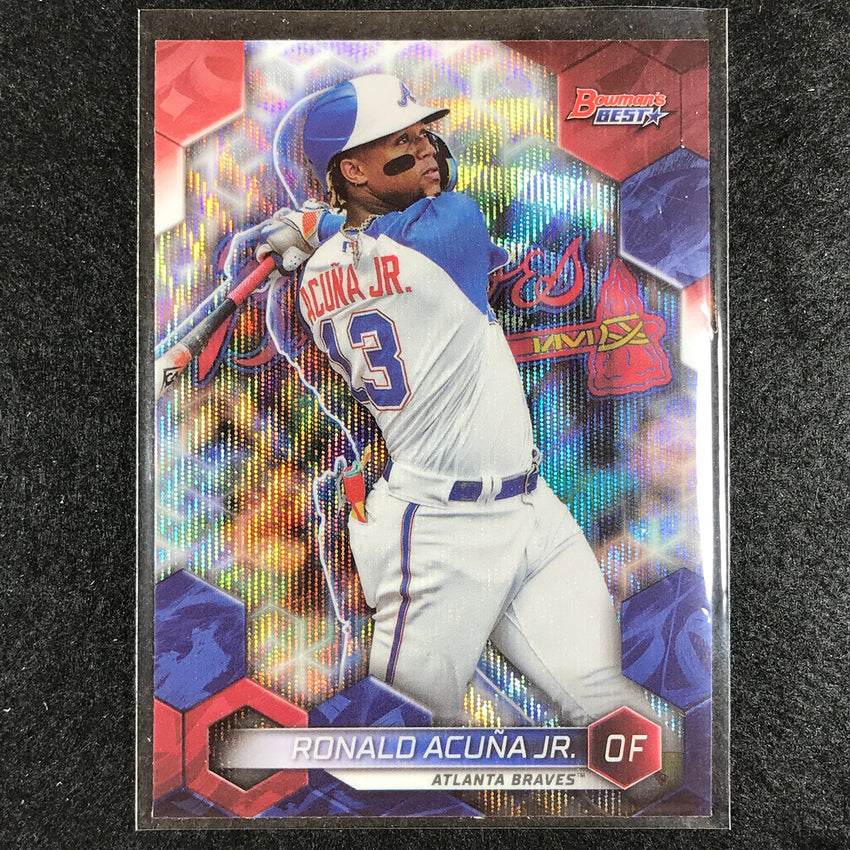 2023 Bowmans Best Mlb Ronald Acua Jr. Base Wave No 18