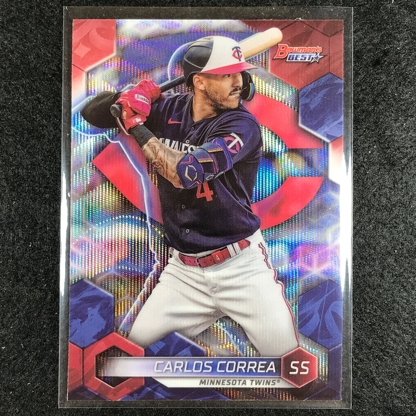 2023 Bowmans Best Mlb Carlos Correa Base Wave #69