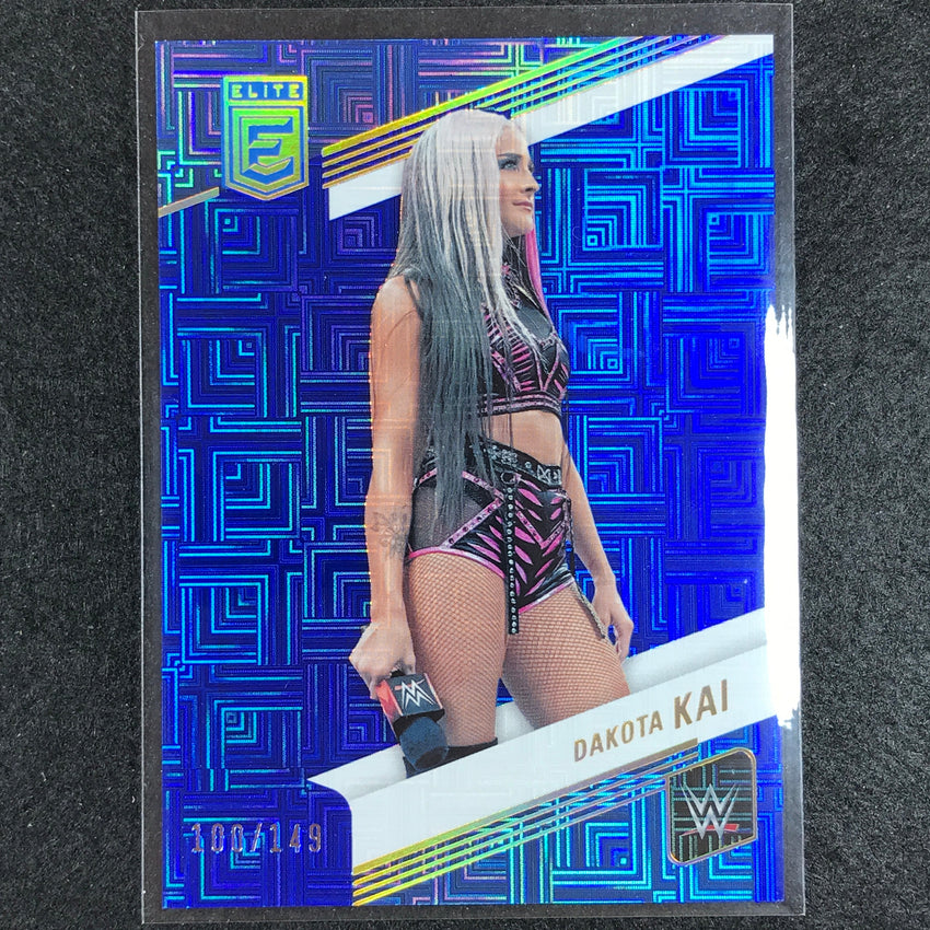 2023 Donruss Elite WWE Dakota Kai Base Blue 100/149 No 84