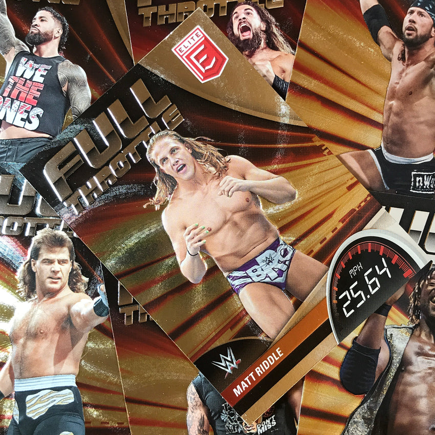 2023 Donruss Elite WWE Kofi Kingston Full Throttle Base #1