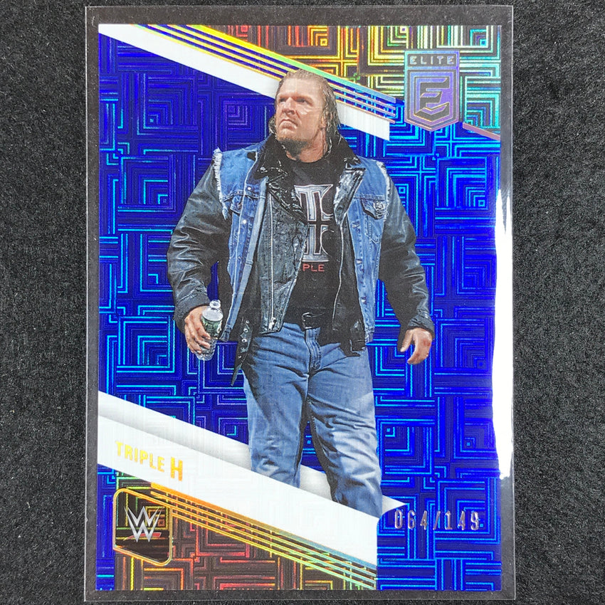 2023 Donruss Elite WWE Triple H Legends Base Blue 64/149 No 133