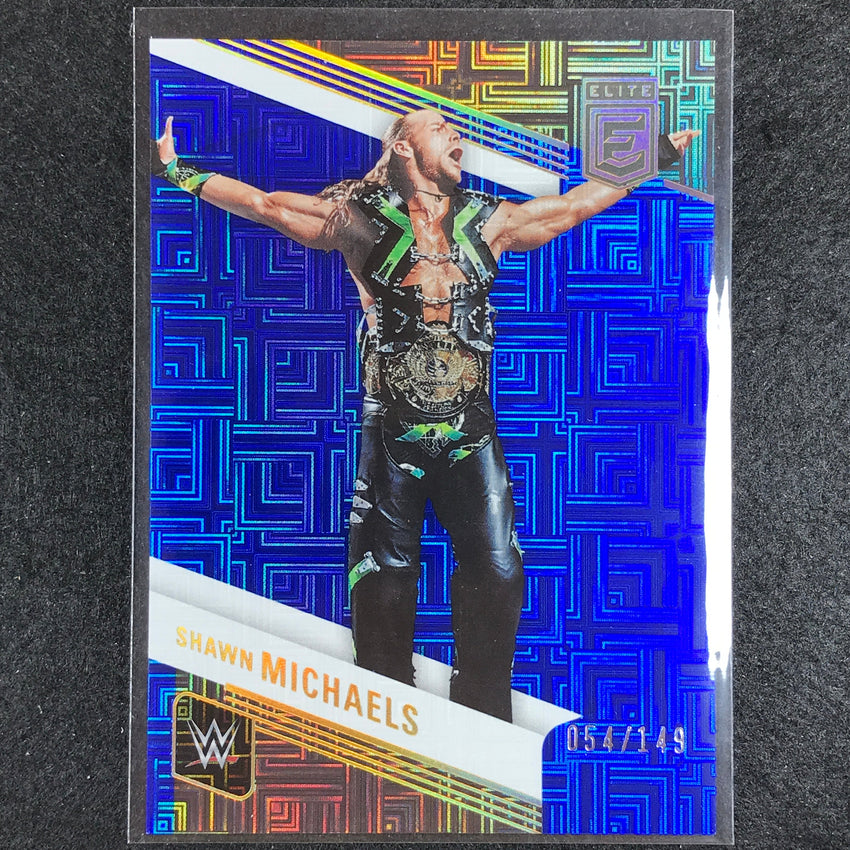 2023 Donruss Elite WWE Shawn Michaels Legends Base Blue 54/149 No 141