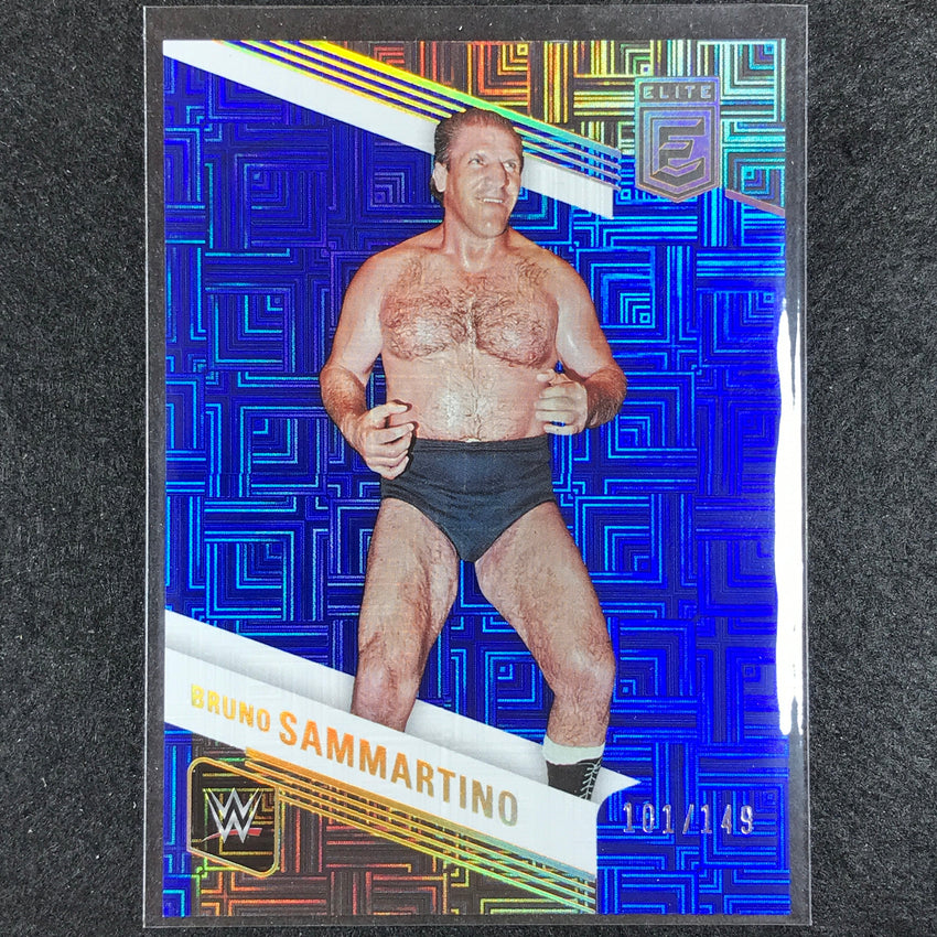 2023 Donruss Elite WWE Bru#Sammarti#Legends Base Blue 101/149 #148