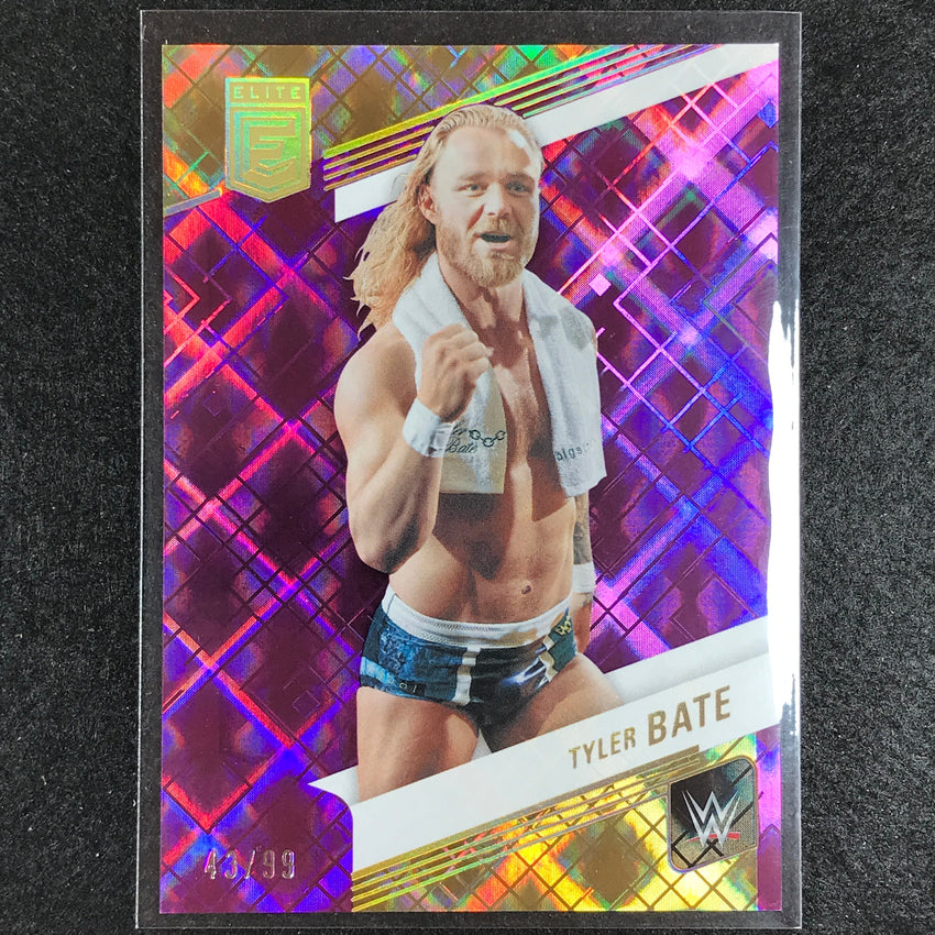 2023 Donruss Elite WWE Tyler Bate Base Purple 43/99 #11