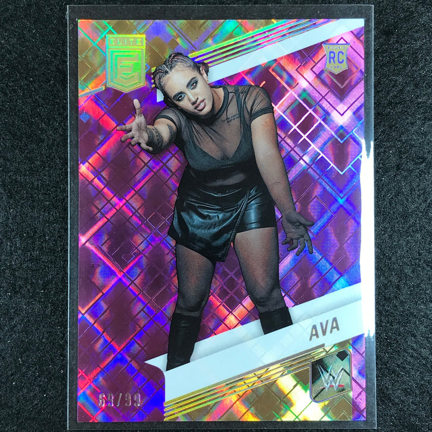 2023 Donruss Elite WWE Ava Rookie Base Purple 69/99 No 14