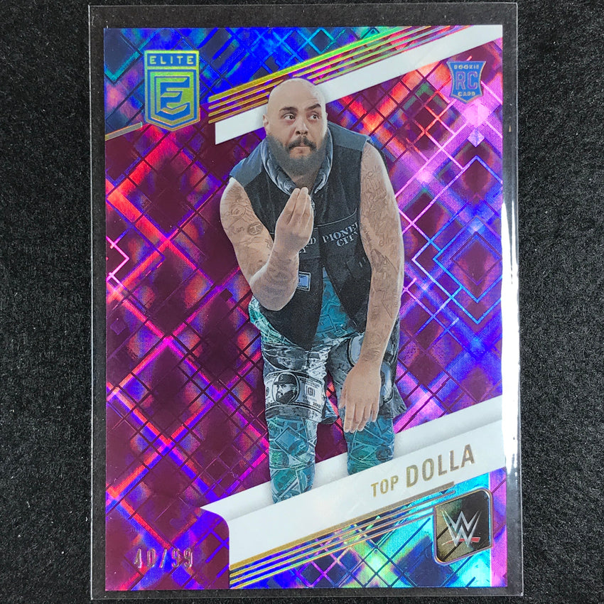 2023 Donruss Elite WWE Top Dolla Rookie Base Purple 40/99 #23