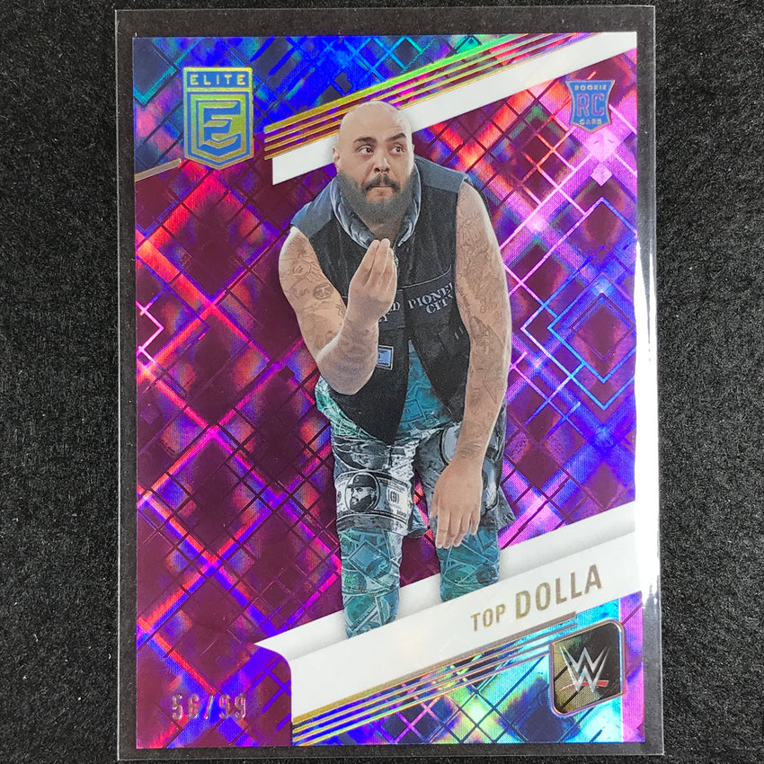 2023 Donruss Elite WWE Top Dolla Rookie Base Purple 56/99 #23