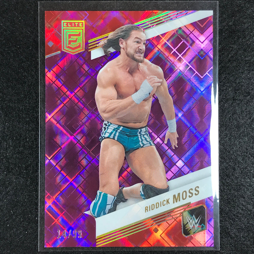 2023 Donruss Elite WWE Riddick Moss Base Purple 14/99 #29