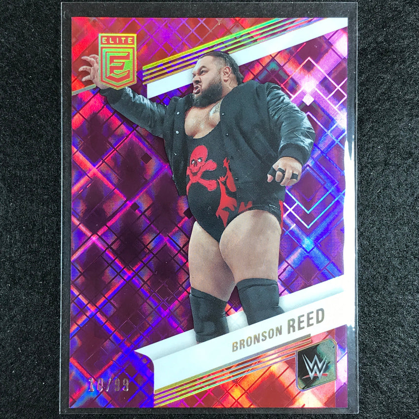2023 Donruss Elite WWE Bronson Reed Base Purple 10/99 No 34