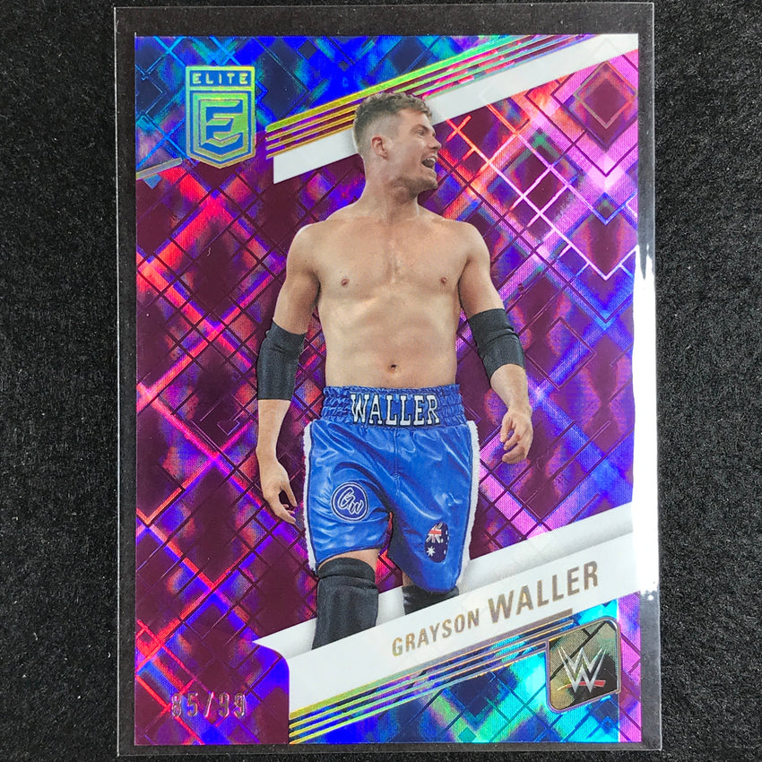 2023 Donruss Elite WWE Grayson Waller Base Purple 85/99 No 55