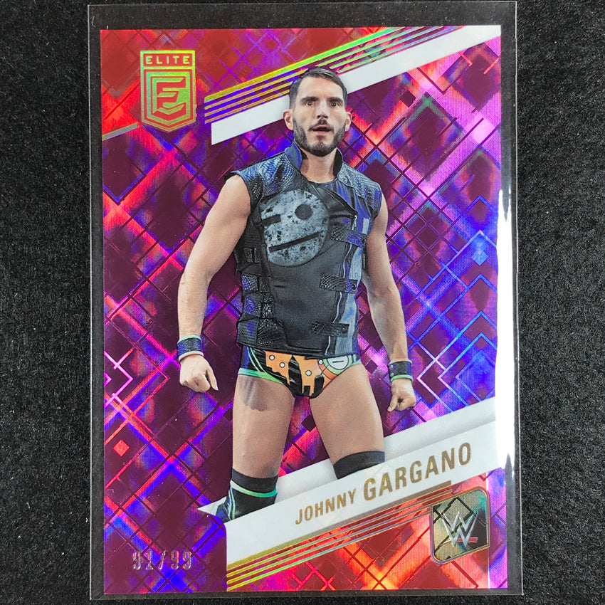 2023 Donruss Elite WWE Johnny Gargano Base Purple 91/99 No 63
