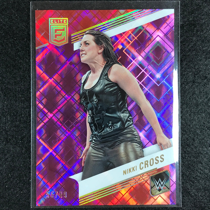 2023 Donruss Elite WWE Nikki Cross Base Purple 56/99 #67