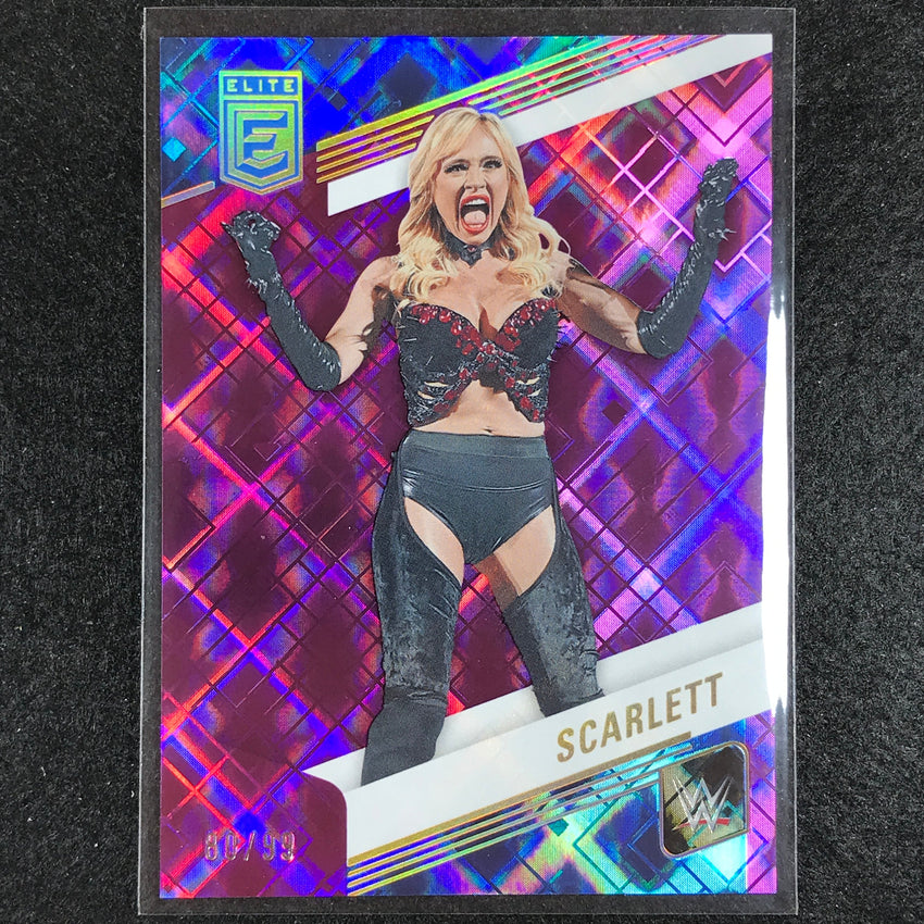 2023 Donruss Elite WWE Scarlett Base Purple 80/99 #72