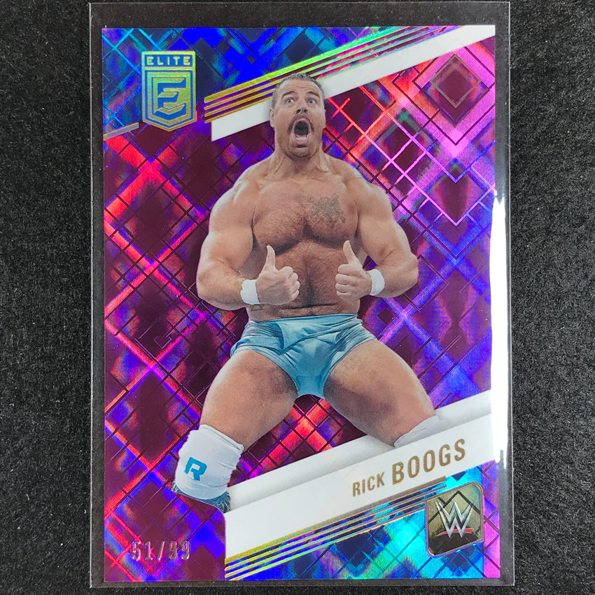2023 Donruss Elite WWE Rick Boogs Base Purple 51/99 #83