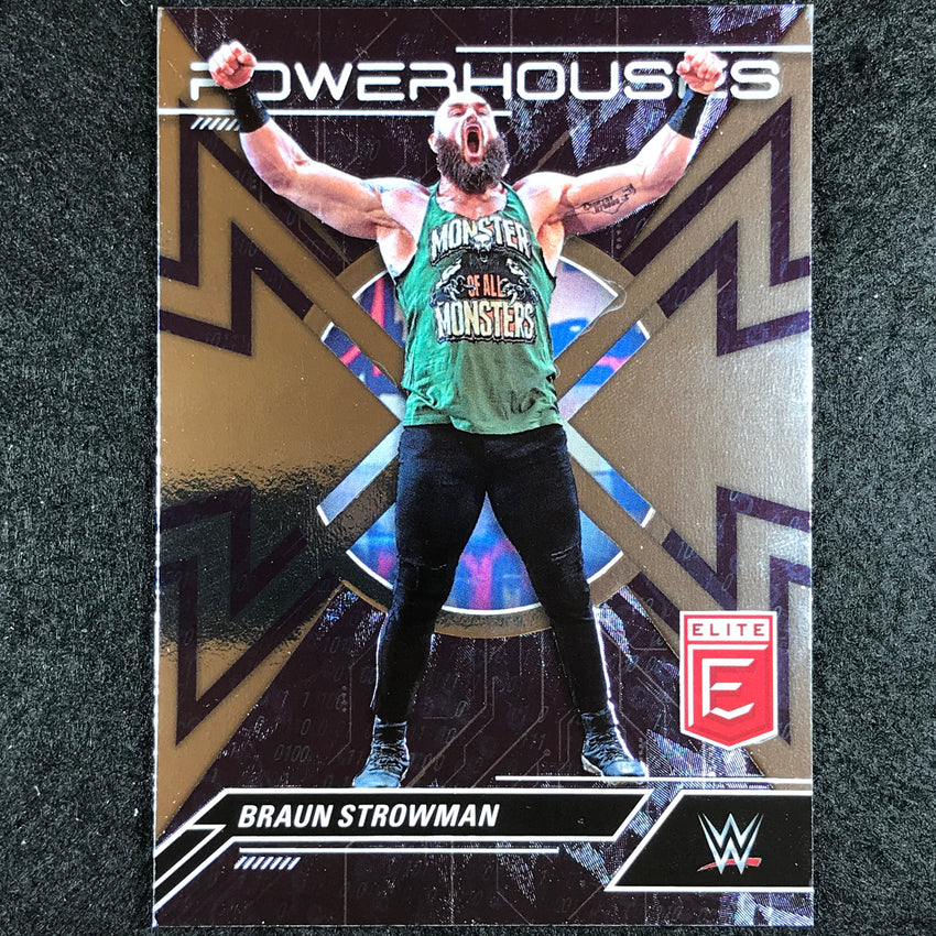 2023 Donruss Elite WWE Braun Strowman Powerhouses Base #4