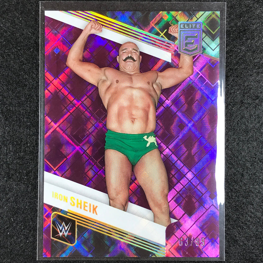 2023 Donruss Elite WWE Iron Sheik Legends Base Purple 63/99 #106