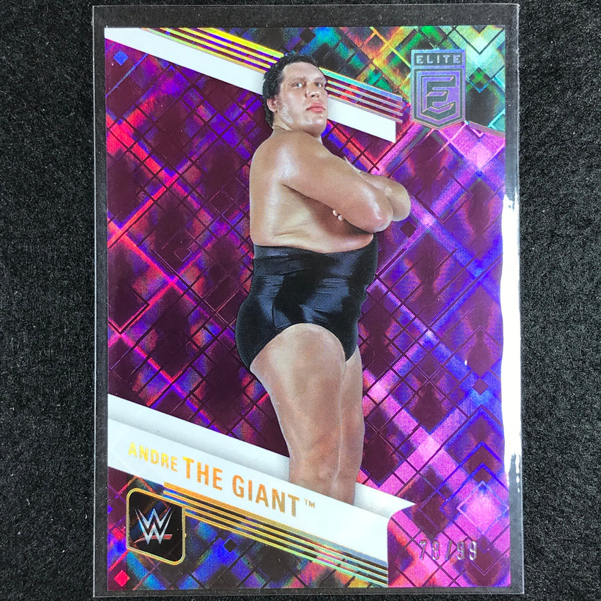 2023 Donruss Elite WWE Andre The Giant Legends Base Purple 78/99 No 128