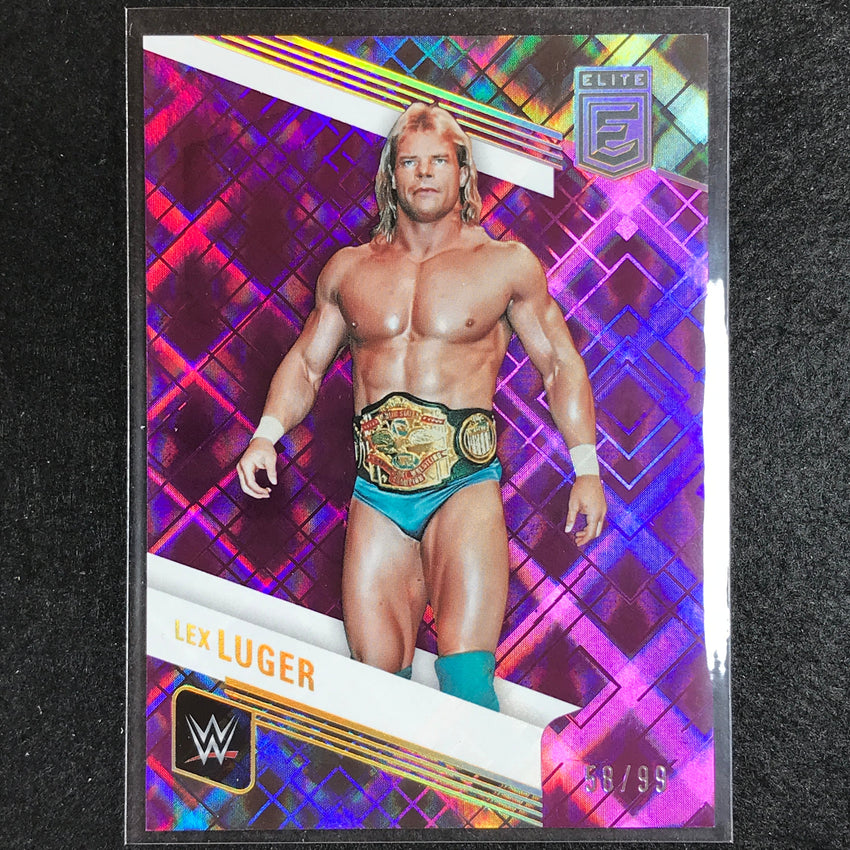 2023 Donruss Elite WWE Lex Luger Legends Base Purple 58/99 No 139