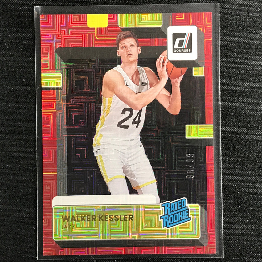 2022-23 Donruss Walker Kessler Rated Rookie Choice Infinite Red 96/99