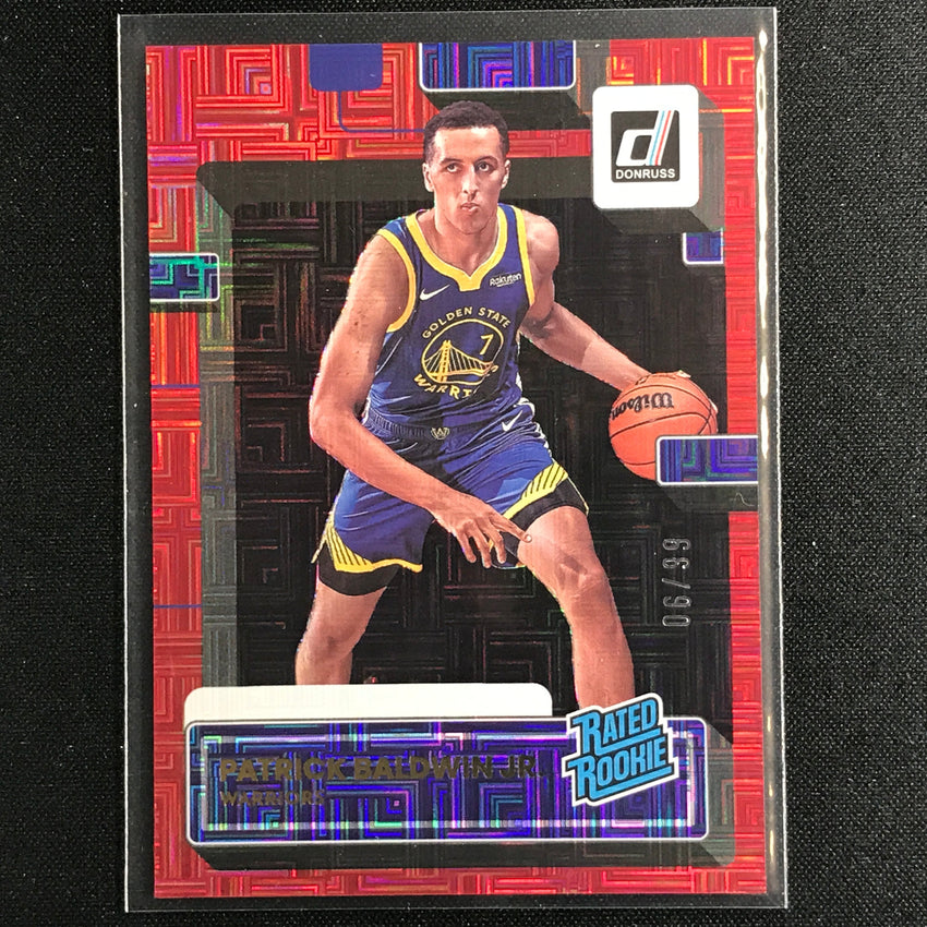 2022-23 Donruss Patrick Baldwin Jr. Rated Rookie Choice Infinite Red 6/99
